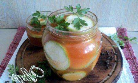 консервація кабачків з кетчупом