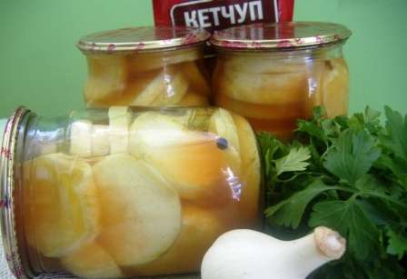 Як закрити кабачки з кетчупом Чилі на зиму рецепт приготування
