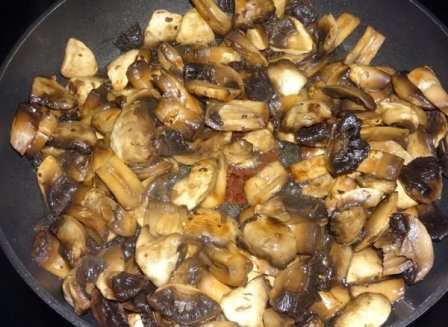 Замороження смажених грибів