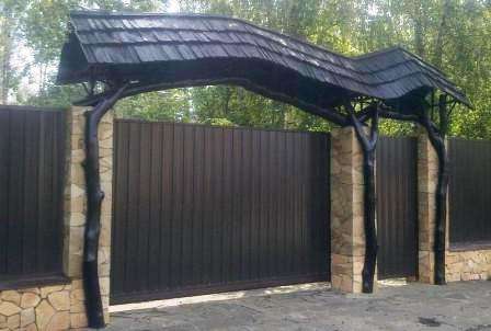 Паркан на дачі