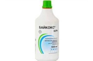 Байкокс - застосування проти паразитарного захворювання у курей
