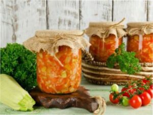 Салат-лечо з кабачків на зиму в мультиварці